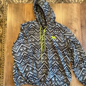 Victoria’s Secret PINK • Geometric Windbreaker Rain Jacket • Size M • EUC
